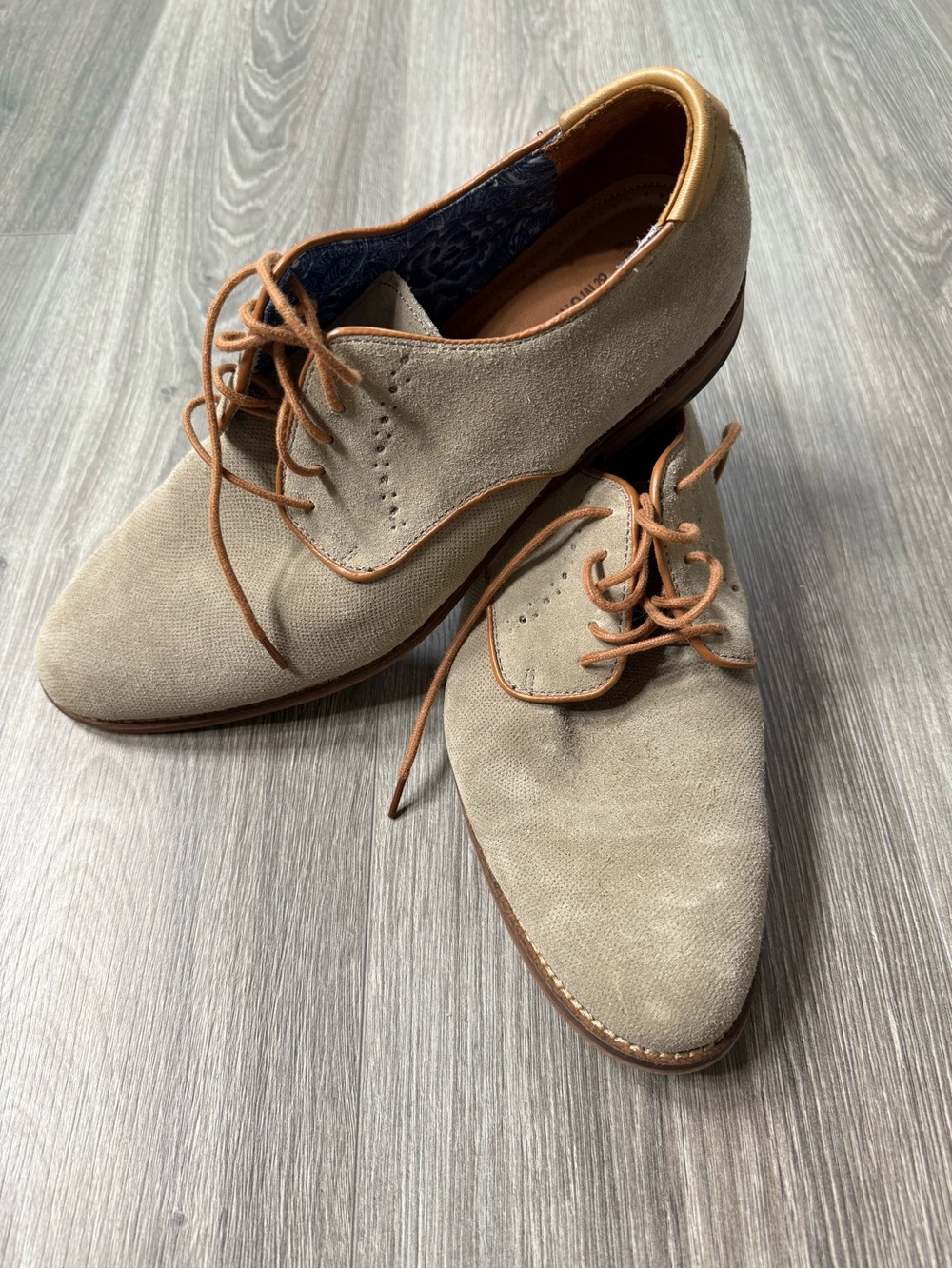 Johnston & Murphy Milliken Men's Plain Toe Derby Shoes Size 9 M 20-5812